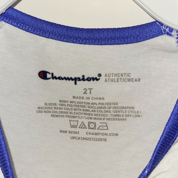 NWT Champion 3pc Activewear Set Girls Toddler Size Various White-Grey-Blue-Pink) - Picture 3 of 10